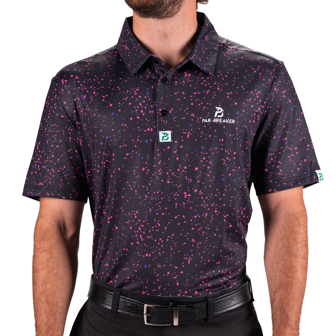 Black & Pink Polo