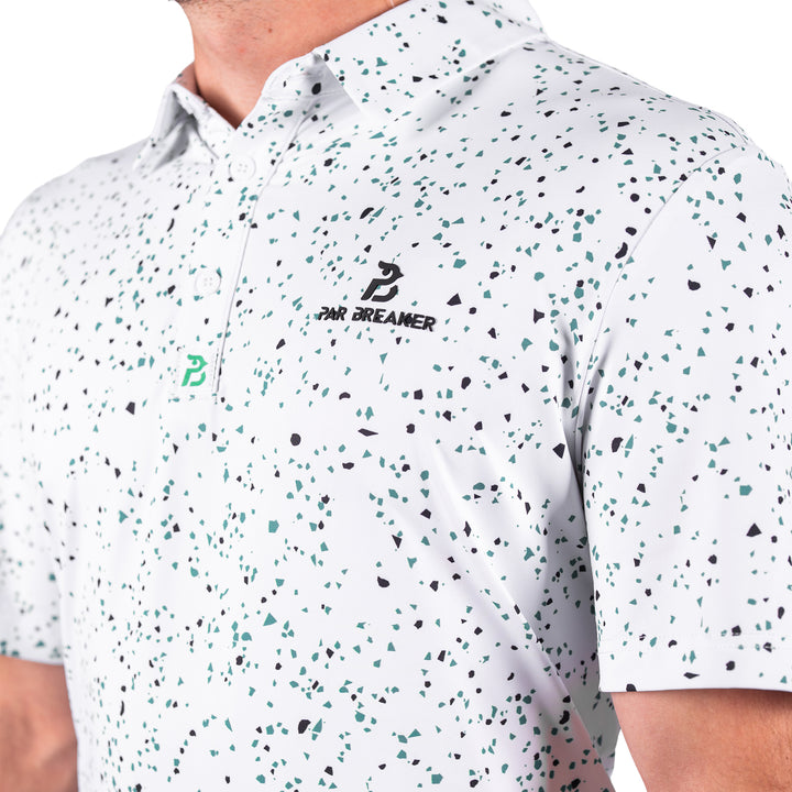 Green & White Polo