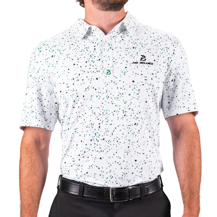 Green & White Polo