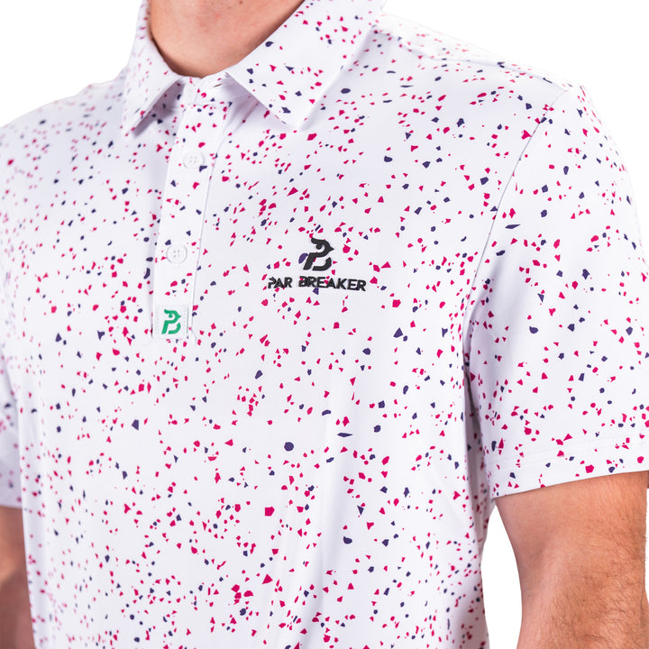 White & Pink Polo