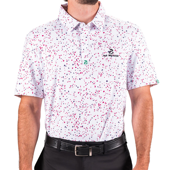 White & Pink Polo