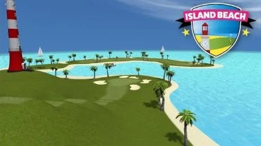 Island Beach course in Awesome Golf